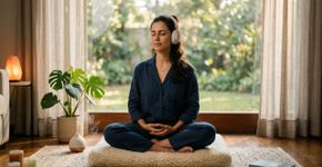 Uma pessoa que nunca meditou antes deve começar com respiração guiada primeiro e depois passar para a meditação em silêncio, alternando entre os dois