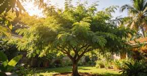 A árvore de Neem que limpa o seu jardim de pragas e deixa tudo chuchu beleza