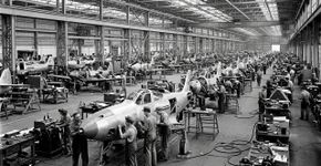 Parecia impossível fabricar 50 mil aviões por ano, até os Estados Unidos mudarem completamente suas fábricas