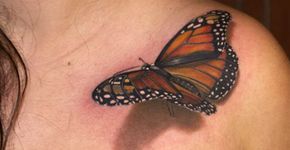 As incríveis tatuagens 3D que parecem saltar da pele