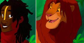 Artista recria animais da Disney como humanos