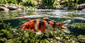 A proteção simples que vale colocar sobre o lago antes das folhas começarem a cair: uma rede evita que grandes quantidades de matéria vegetal terminem acumuladas dentro da água