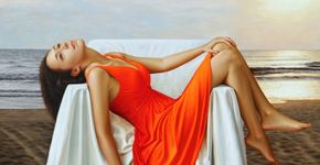 A beleza da mulher na pintura hiper realista de Omar Ortiz