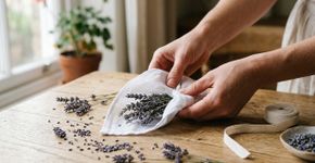 Carregar um pequeno pedaço de lavanda embrulhado no lenço de tecido: para que serve e por que muitos recomendam