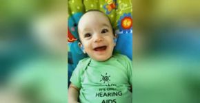Bebê surdo ouve a voz da mãe pela primeira vez. Veja a reação