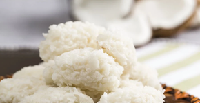Cocada caseira com sabor de coco fresco para você se deliciar