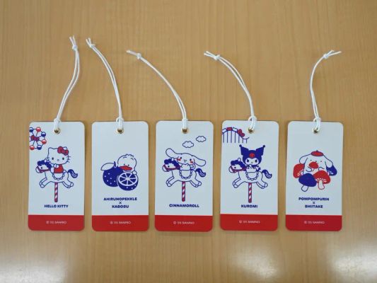 Etiquetas de bagagem da da Hello Kitty