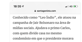 Carlos Bolsonaro nega insinuação de que é gay e ataca Antagonista
