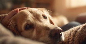 O que significa quando seu cão encosta a cabeça em você