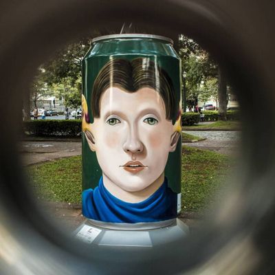 Graffiti na Praça da Liberdade, clicado por @alexandre_nunes
