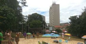 A 80 km do litoral, SP ganha primeira praia urbana no Bixiga