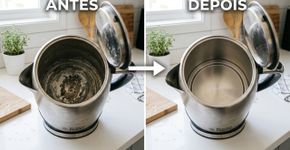 Na Grã-Bretanha, a chaleira elétrica recebe um cuidado simples quando começa a criar aquela crosta branca no fundo: remover o calcário e ferver apenas a quantidade de água necessária ajuda a evitar gasto de energia desnecessário