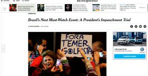 Veja a repercussão do impeachment na imprensa internacional
