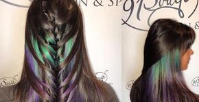 ‘Geode hair’ é a nova tendência de cabelos coloridos; conheça