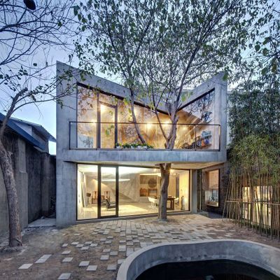 As casas unem o moderno com a natureza (Imagem: Report) 