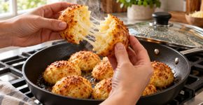 Pão de queijo de frigideira com 3 ingredientes para preparar em poucos minutos