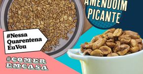 AMENDOIM PICANTE | Sensação de barzinho sem sair de casa!