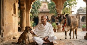 Mahatma Gandhi, líder espiritual indiano: “A grandeza de uma nação pode ser julgada pela forma como trata seus animais.”