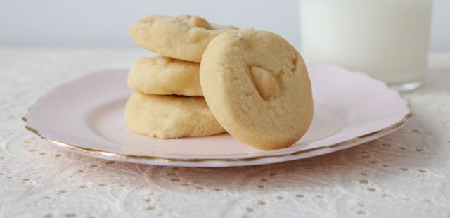 Biscoito de louça crocante para acompanhar seu café