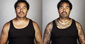 Ensaio inspirador ‘remove’ tatuagens de ex-membros de gangues
