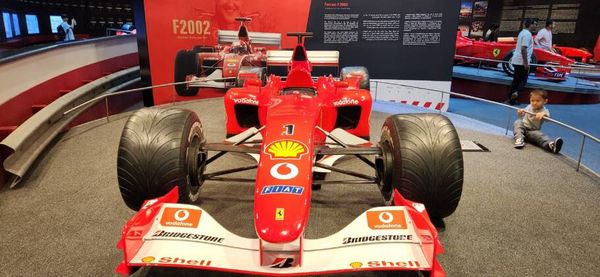 Carros de F-1 históricos da Ferrari