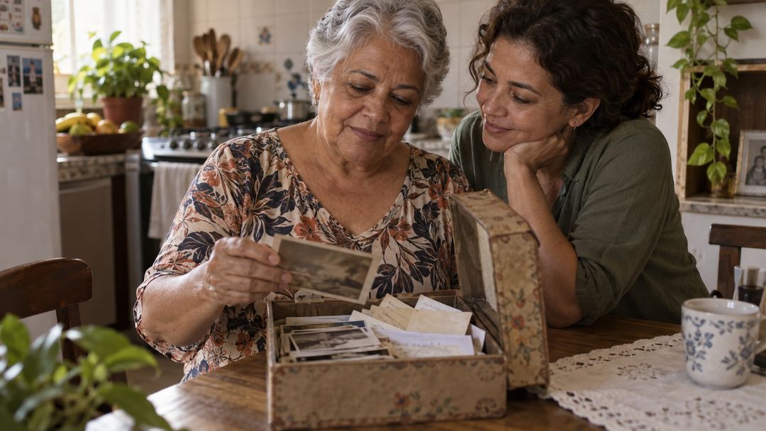 A faxina separou lembranças úteis de acúmulos mantidos apenas por hábito.