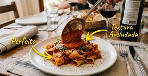 Os italianos concordam: “Para deixar o molho de tomate mais denso e gostoso, o truque é colocar uma casca de parmesão durante o preparo”