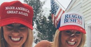 Campanha para Trump:  mulheres fazem fotos sensuais e apoiam pré-candidato