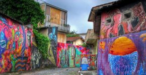 Coletivo Cola na Goma promove street art tour pela Vila Madalena