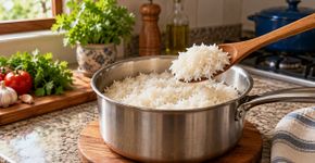 Os cozinheiros concordam: “Para o arroz ficar soltinho, não adicione mais óleo, mas lave os grãos e refogue antes de pôr a água”