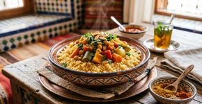 Os marroquinos concordam: “Para deixar o cuscuz mais aromático e saboroso, o segredo é adicionar ras el hanout durante o cozimento.”