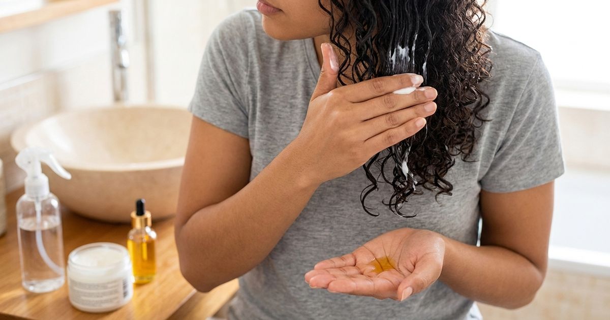 Água, creme e 1 ingrediente que todos tem em casa: a ordem de três camadas que ajuda a controlar o frizz dos cabelos cacheados