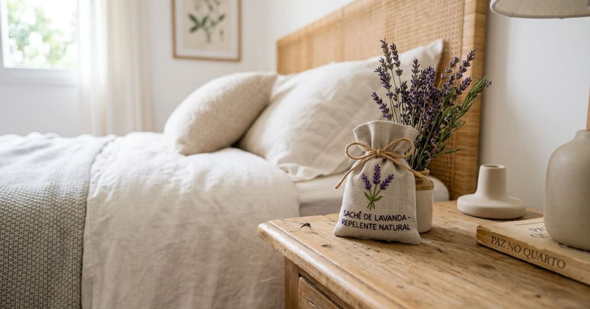 Como espantar pernilongos do quarto usando um pouco de lavanda ...
