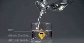 Ilusão de ótica e arte alertam para riscos do álcool