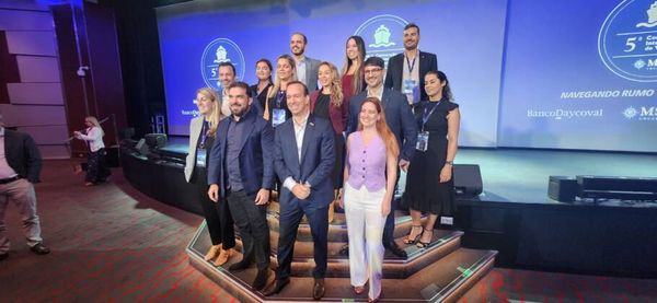 Equipe da MSC Cruzeiros no Brasil durante o primeiro dia da 5ª Convenção Internacional de Vendas