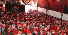 Feijoada na quadra da Escola de Samba Dragões da Real