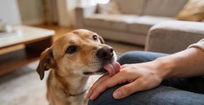 O motivo do cachorro te lamber pode te assustar