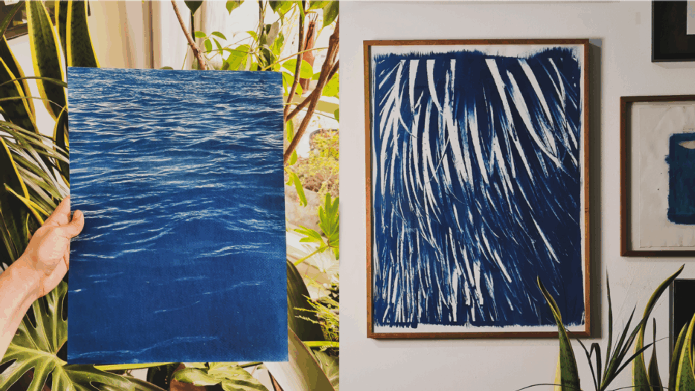 Fotografias em tons de azul da Cianó transformam sua casa em galeria de arte