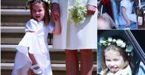 Princesa Charlotte vira rainha da internet durante casamento real