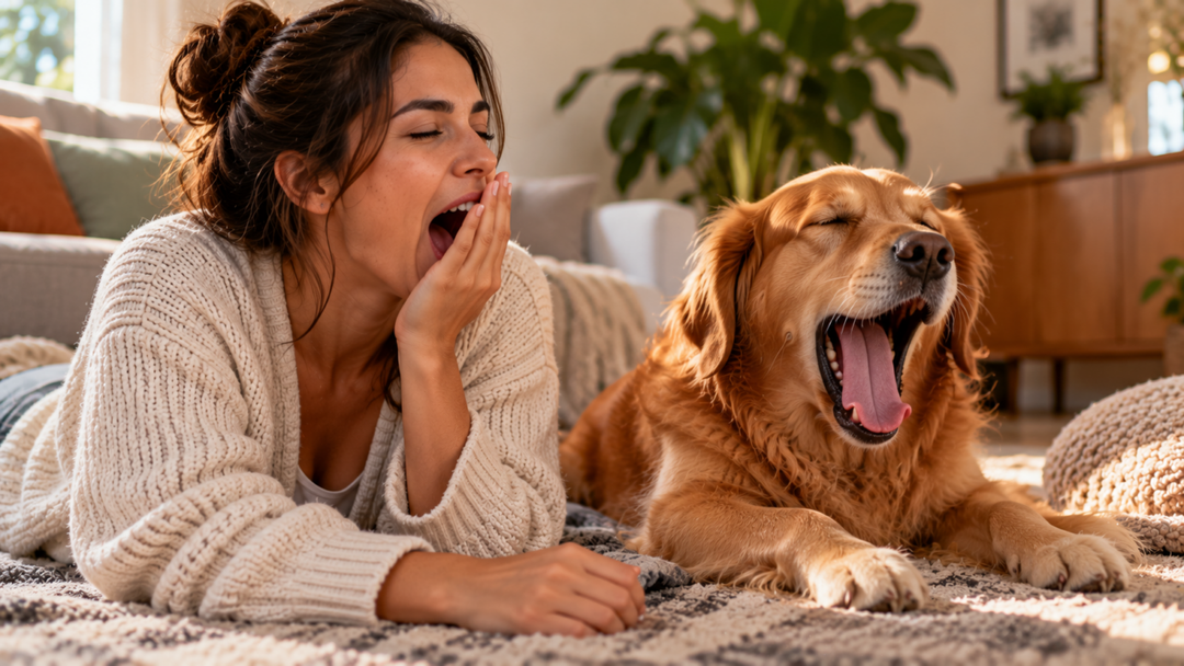 Seu cachorro copia seu bocejo? Saiba por que isso pode acontecer, como o fenômeno é estudado e quais outros sinais ajudam a entender o comportamento.