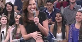 Laura Muller responde sobre sexo na 3ª  idade no ‘Altas Horas’