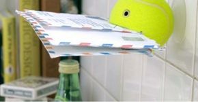 Veja como fazer um porta chaves com bolinha de tênis