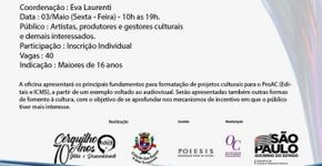 Prefeitura realiza oficina gratuita de formatação de projetos culturais