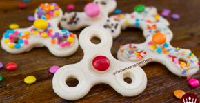 Aprenda a fazer um spinner de chocolate que gira de verdade!