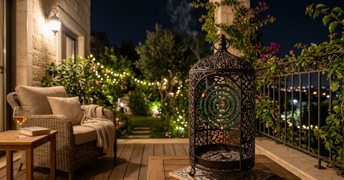 Você nunca imaginaria que este enfeite elegante de jardim é um suporte para espiral contra mosquitos: a forma mais bonita de manter os insetos afastados