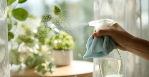 Uma colher deste ingrediente em uma tigela de água e suas janelas brilharão: Dica de limpeza barata