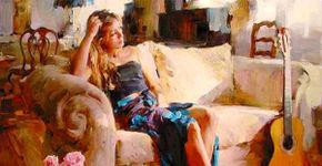 As belas pinturas do casal Michael and Inessa Garmash