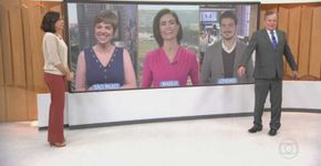 Chico Pinheiro imita boneco de Olinda ao vivo no ‘Bom dia Brasil’