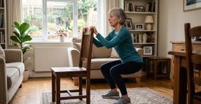 Os especialistas concordam: “Aos 60 anos, em vez de caminhar por 20 minutos, é muito mais eficaz fazer exercícios como agachamentos na cadeira ou flexões na bancada da cozinha.”