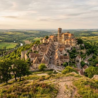 Featured mobile: A vila no interior da França com uma abadia medieval e um dos mercados mais tradicionais da Europa
